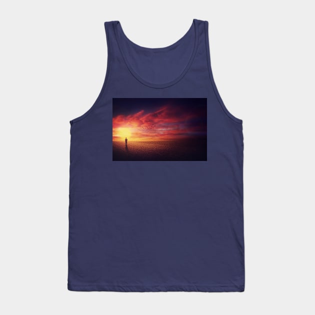 sunset stranger Tank Top by 1STunningArt